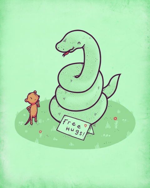 cool-funny-graphic-design-chicquero-snake-free-hugs.jpg